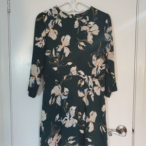 Floral Forest Green Dynamite Dress